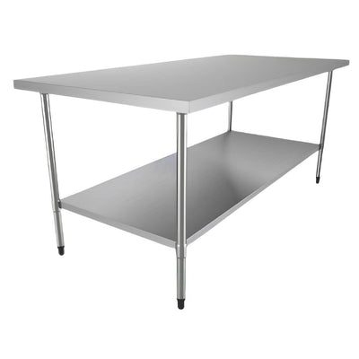 Mesa de Trabajo Metalcubas BA1800/700I, placa calefactora, en acero inoxidable.