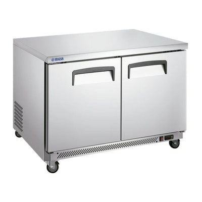 Mesa Fría Migsa UC-48C-2, 340 litros, en acero inoxidable.