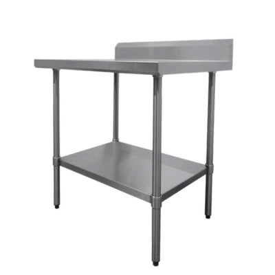 MESA INTERNATIONAL MCL.90 | Mesa con Lambrín | Frente 90 cm | Acero Inoxidable | Restaurante Cocina Industrial Cafeterías Servicios de Alimentos Comedores Industriales Cocinas
