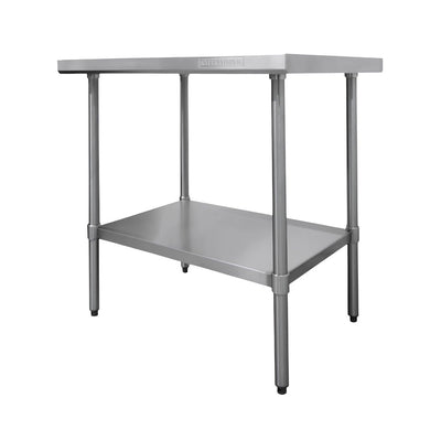 MESA INTERNATIONAL MTI.150 | Mesa Tipo Isla | Frente 150 cm | Acero Inoxidable | Restaurante Cocina Industrial Cafeterías Servicios de Alimentos Comedores Industriales Cocinas