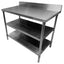 MESA KITCHENMAX STORE MLM1628951013 | Mesa a Pared | Acero Inoxidable | Frente 110 cm | Acero Inoxidable | Cocina Industrial Restaurante Bar