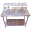MESA MINDEJAL MLM1631502832 | Mesa para Pizzería | Frente 120 cm | 6 Insertos | Acero Inoxidable | Cocina Industrial Pizzería Restaurante Superficie Amplia Ergonómica Resistente Multifuncional Ajustable Duradera Espacio de Almacenamiento Modular Compacta Estable Fácil de Limpiar Diseño Industrial Personalizable Versátil Antideslizante