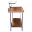 MESA MINDEJAL MLM1631502832 | Mesa para Pizzería | Frente 120 cm | 6 Insertos | Acero Inoxidable | Cocina Industrial Pizzería Restaurante Superficie Amplia Ergonómica Resistente Multifuncional Ajustable Duradera Espacio de Almacenamiento Modular Compacta Estable Fácil de Limpiar Diseño Industrial Personalizable Versátil Antideslizante