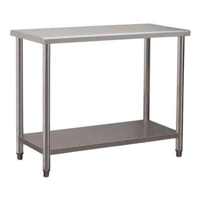 MESA KITCHENMAX STORE MLM1741180998 | Mesa de Trabajo | Frente 110 cm | Acero Inoxidable | Cocina Industrial Restaurante Bar