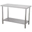 MESA KITCHENMAX STORE MLM1907759325 | Mesa de Trabajo | Frente 120 cm | Acero Inoxidable | MDF | Cocina Industrial Restaurante Bar