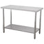 MESA KITCHENMAX STORE MLM2893474890 | Mesa de Trabajo | Frente 120 cm | Acero Inoxidable | Cocina Industrial Bar