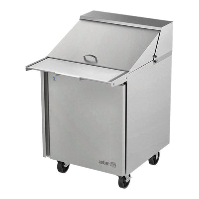 Mesa Refrigerada Asber APTM-27-12 P Hc, mega top, en acero inoxidable.