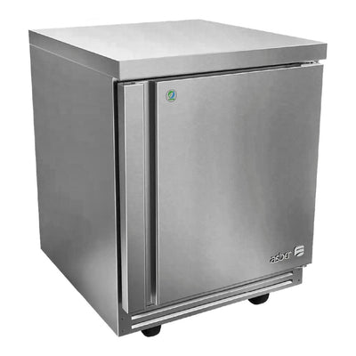 Mesa Refrigerada Asber AUTF-27 P Hc, mesa bajo mostrador, en acero inoxidable.