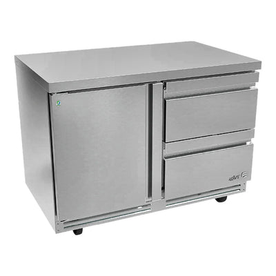 Mesa Refrigerada Asber AUTR-48-D4 P Hc, mesa bajo mostrador, en acero inoxidable.