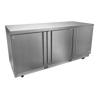 Mesa Refrigerada Asber AUTR-72-D2 P Hc, mesa bajo mostrador, en acero inoxidable.