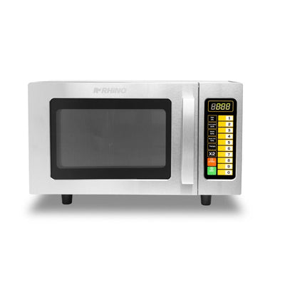 Microondas Rhino HOMIC-09D, horno de microondas digital, en acero inoxidable.