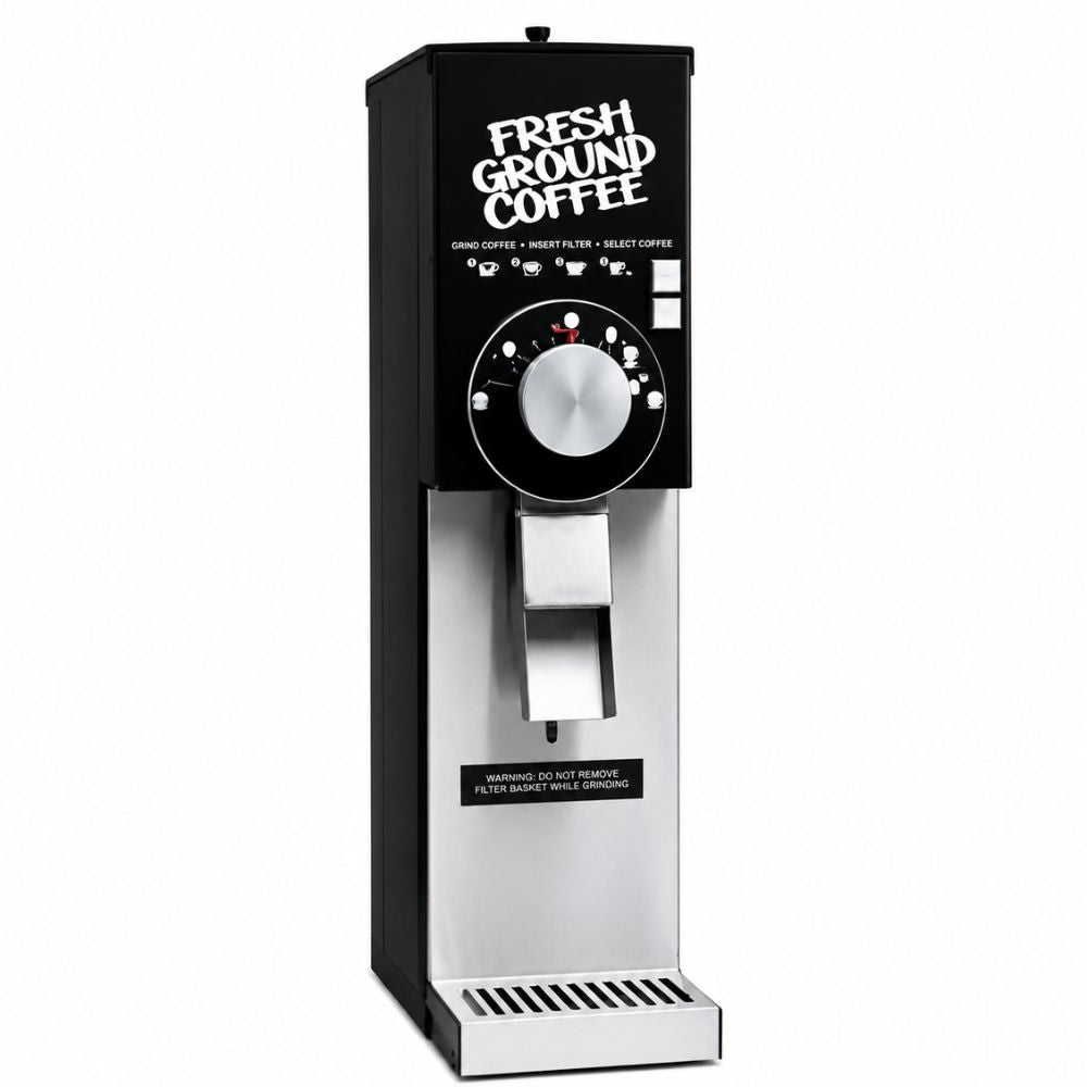 MOLINO DE CAFÉ PARA VENTA A GRANEL GRINDMASTER GR875RD | Café | Eléctrico | Cafetería Restaurante | Molino de Café Moledora de Café en Grano Profesional Tolva Comercial Acero Inoxidable Cafetería Tostador Tienda de Café Restaurante Oficina Negocio