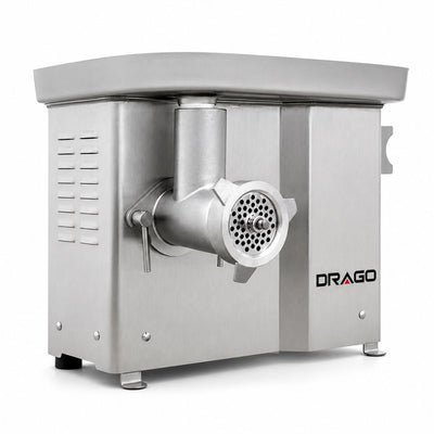 Molino Drago MC-22, molino de carne 22, en acero inoxidable.