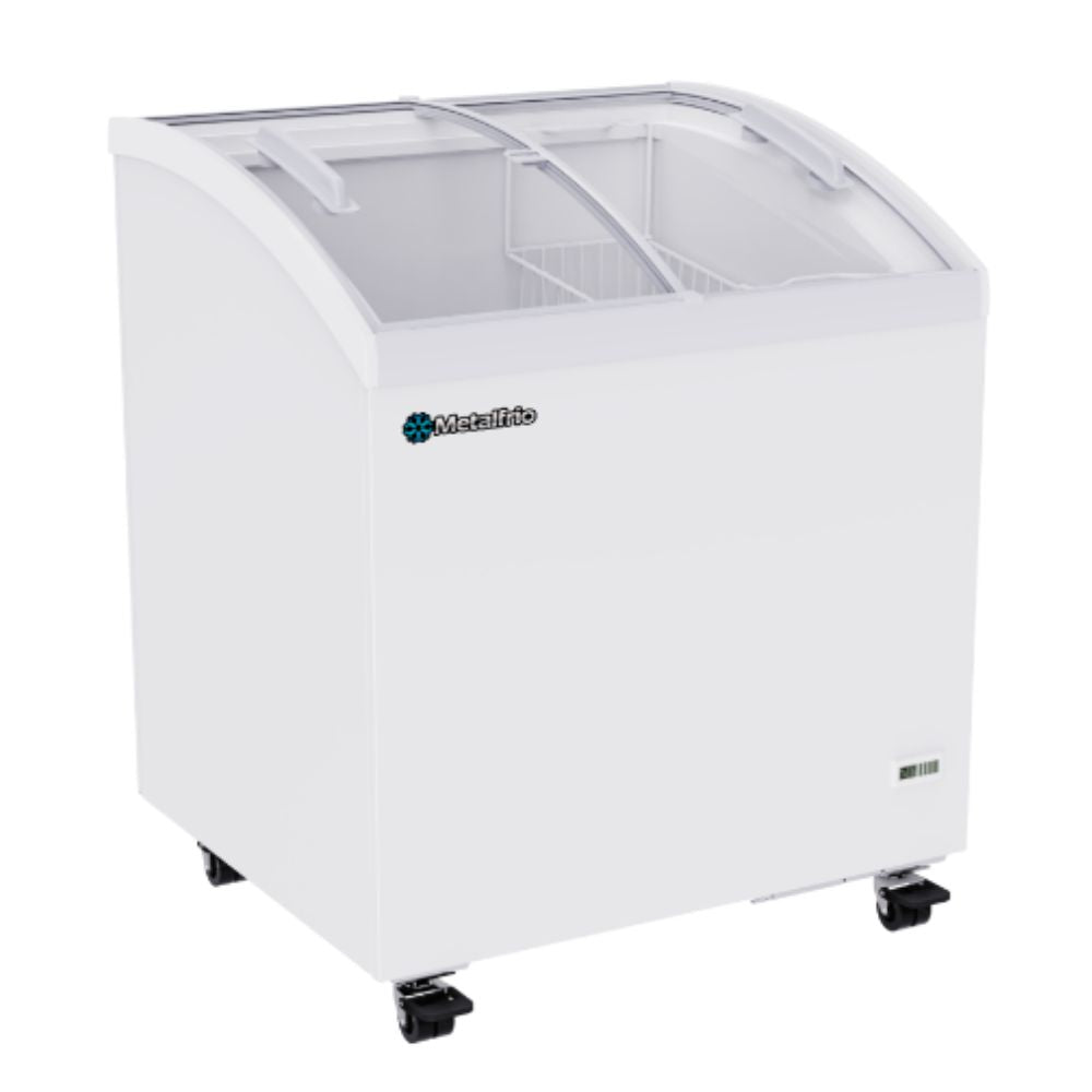 Metalfrio CHC200 Congelador Horizontal  2 Puertas Cristal Curvo Corredizas -  - Metalfrio - KitchenMax Store