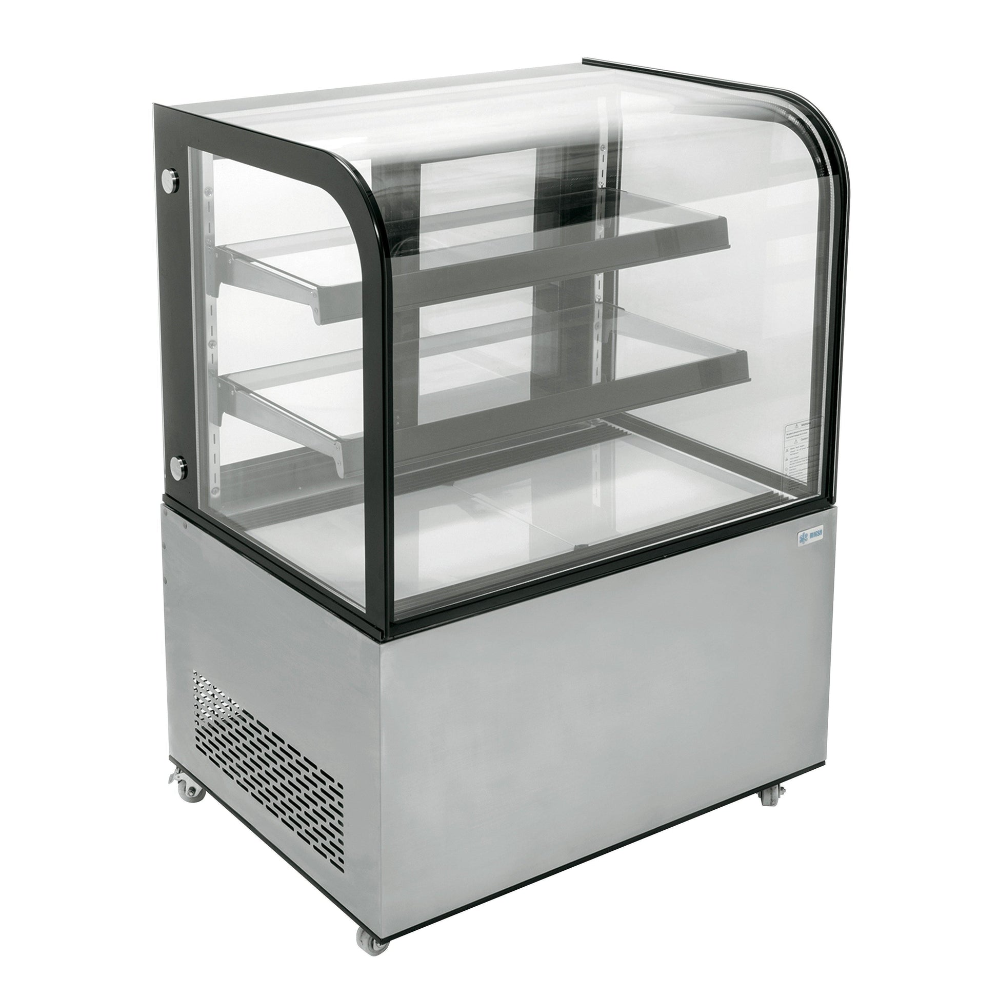 Migsa Arc-270Y Vitrina Refrigerada Piso Cristal Curvo. 91.5 cm. 270 Lt/9.53 pies. - 110 V - Vitrinas Refrigeradas - Migsa - KitchenMax Store