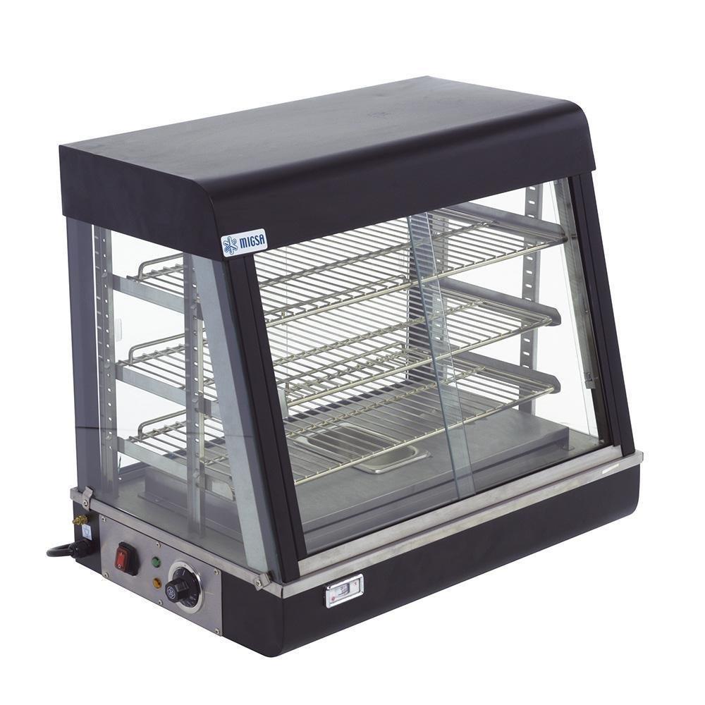 Migsa Bn-600R Vitrina Caliente Sobre Mostrador. 60 cm - 110 V - Vitrinas Calientes - Migsa - KitchenMax Store