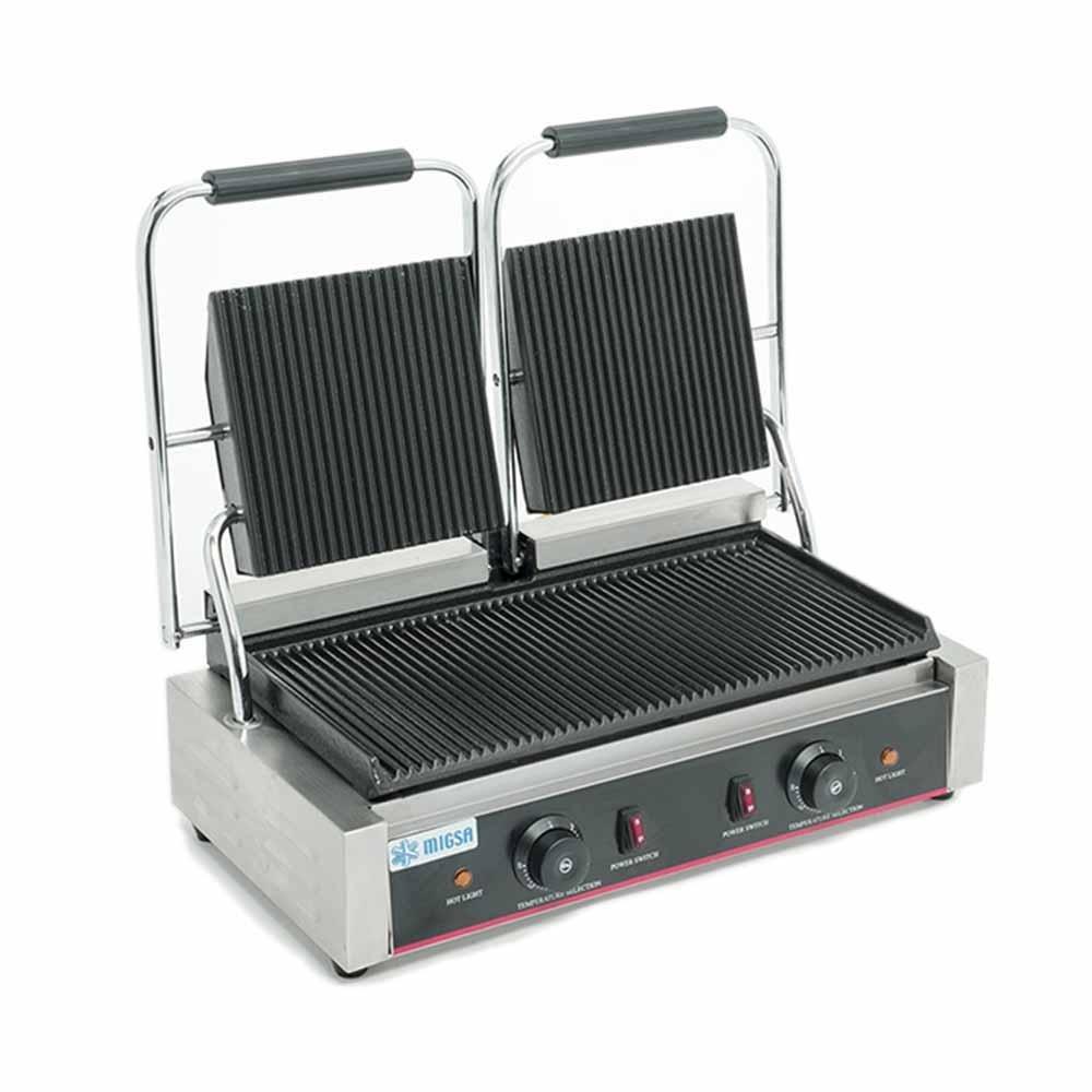 Migsa Bn-813 Plancha Panini Doble Sandwiches Hamburguesas Plancha Cocina  Electrica Alimentos Hamburguesa Quesadillas Taquería Foodtruck Pollo Pescado Carne Asar Sandwiches Asar Hamburguesas Tacos Barbacoa Lonches Plancha Panini Plancha Doble. KitchenMax.Store. Envíos seguros a todo México. Cotiza hoy mismo.