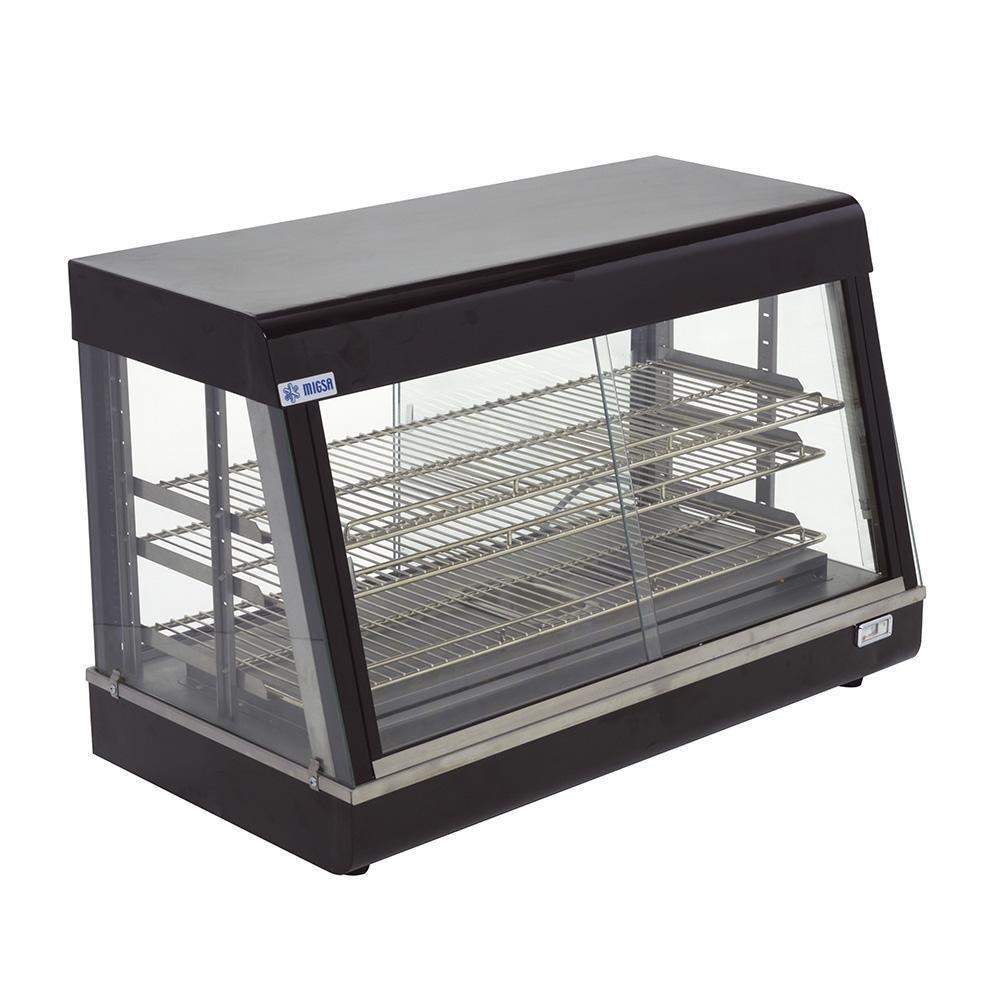 Migsa Bn-900R Vitrina Caliente Sobre Mostrador. 90 cm - 120 V - Vitrinas Calientes - Migsa - KitchenMax Store