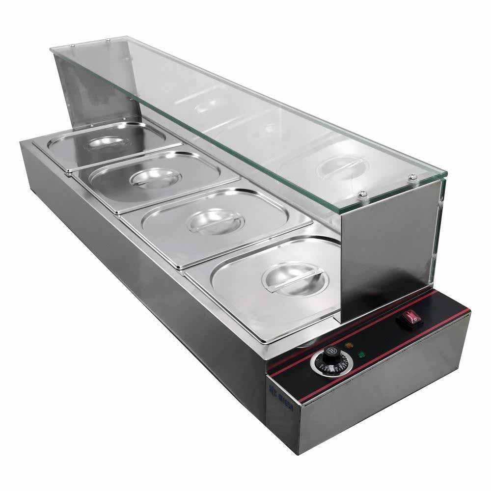 Migsa Bn-b23 Baño Maria Electrico 4 Insertos Buffet Bufetera Caliente Guisos Guisados Platillos Restaurante Comedor Baño Maria Sopas Salsas Alimentos. KitchenMax.Store. Envíos seguros a todo México. Cotiza hoy mismo.
