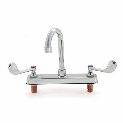 Migsa Bxf-Vw5G Llave Mezcladora De 8” Aletas Largas Llave Cuello Ganso Grifo Agua Fria Caliente.  KitchenMax.Store. Envíos seguros a todo México. Cotiza hoy mismo.