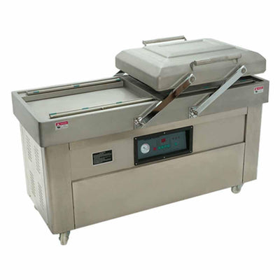 Migsa Dzq-6002Sa Empacadora Al Vacio Doble Campana Restaurantes Empacadora Selladora para Cocina Industrial Conservar Alimentos Sellar Empaques Transportar Alimentos Envasado Al Vacío.  KitchenMax.Store. Envíos seguros a todo México. Cotiza hoy mismo.