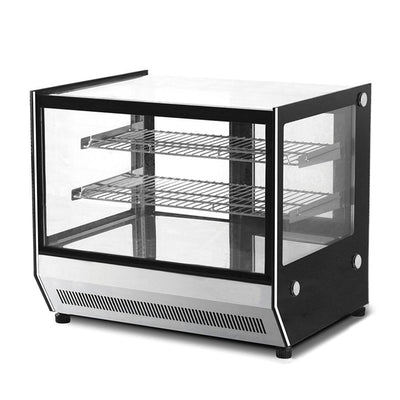 Migsa Gn-1200Rt Vitrina Exhibidora Cristal Recto Mostrador 120 cm. 160 Lt / 2.12 pies - 110 V - Vitrinas Refrigeradas - Migsa - KitchenMax Store