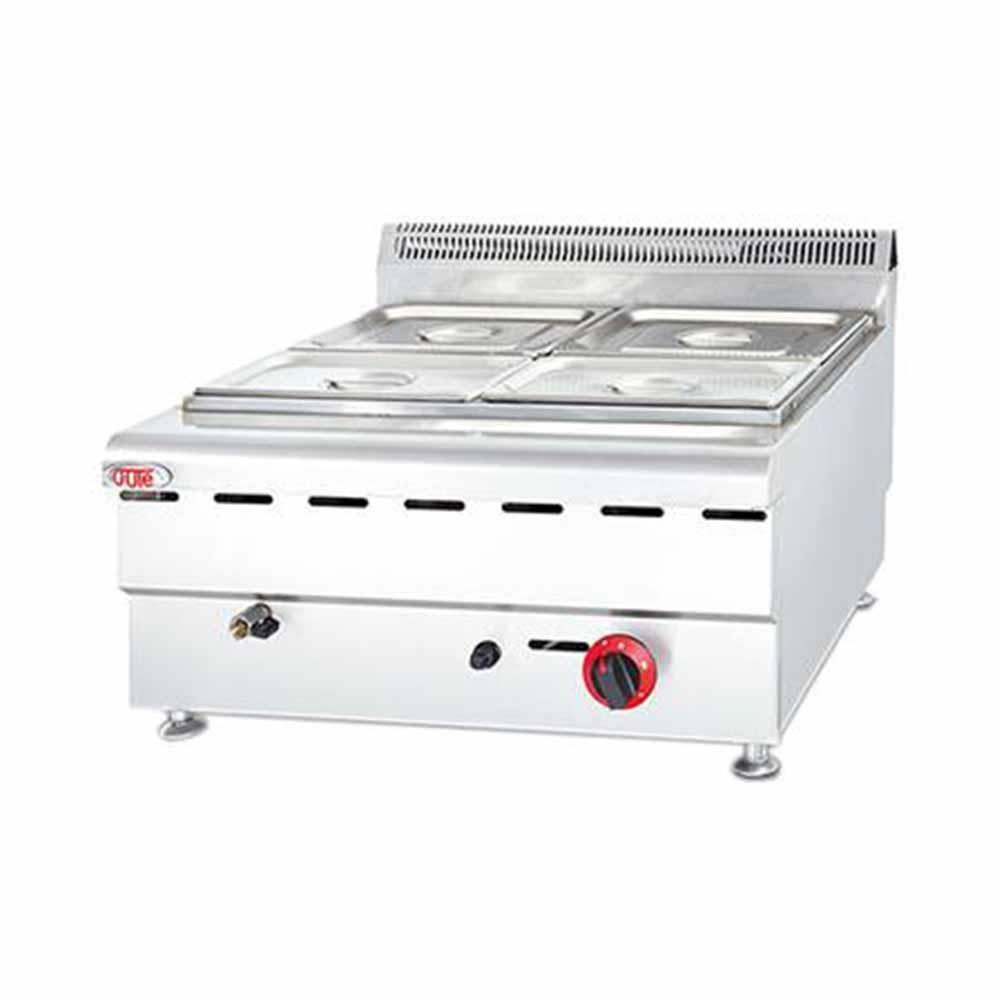 Migsa Hgf-609 Baño Maria Modular 4 Insertos Gas Baño María Balneum Mariae Cocina Industrial Comedor Banquetes Calentar Negocio Preparar Chocolate Cobertura Chocolate Cremas Salsas Mermeladas Jaleas Postres Queso Fondant Mazapan Confiteria Derretir.  KitchenMax.Store. Envíos seguros a todo México. Cotiza hoy mismo.