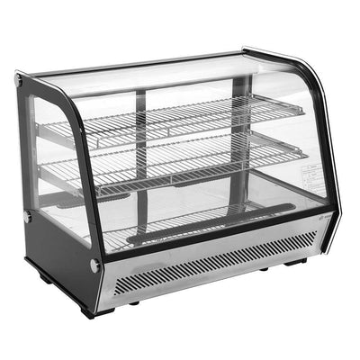 Migsa Rtw-160L Vitrina Refrigerada Cristal Curvo. 88 cm. 160 Lts / 5.65 pies - 110 V - Vitrinas Refrigeradas - Migsa - KitchenMax Store