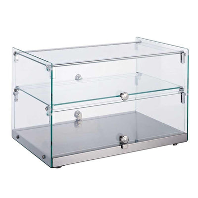 Migsa Rtz-50L Vitrina Exhibidora Neutra Cristal Recto. 55.4 cm. 50 Lts / 1.76 pies. - Vitrinas Neutras - Migsa - KitchenMax Store