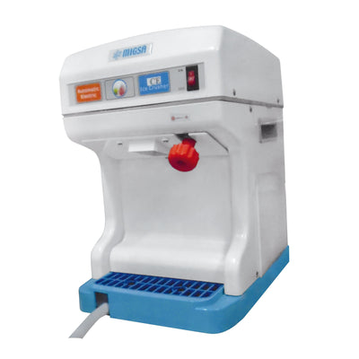 Migsa Starmax Ip-A188 Trituradora Hielo Raspados Frappe Mariscos, 50 kg, en acero inoxidable.