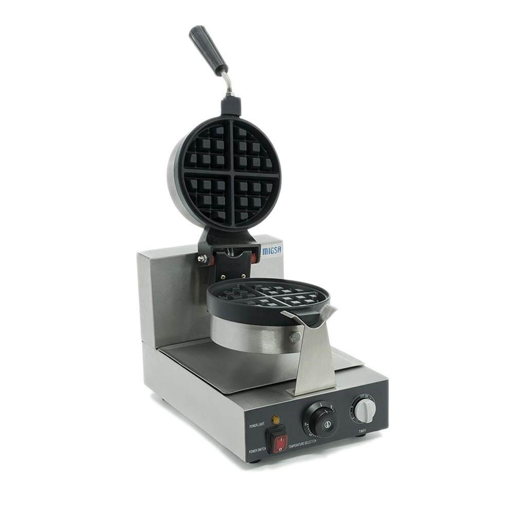 Migsa Uwbx-1 Wafflera Belga Giratoria Eléctrica Acero Inoxidable 120 V - Wafleras - Migsa - KitchenMax Store