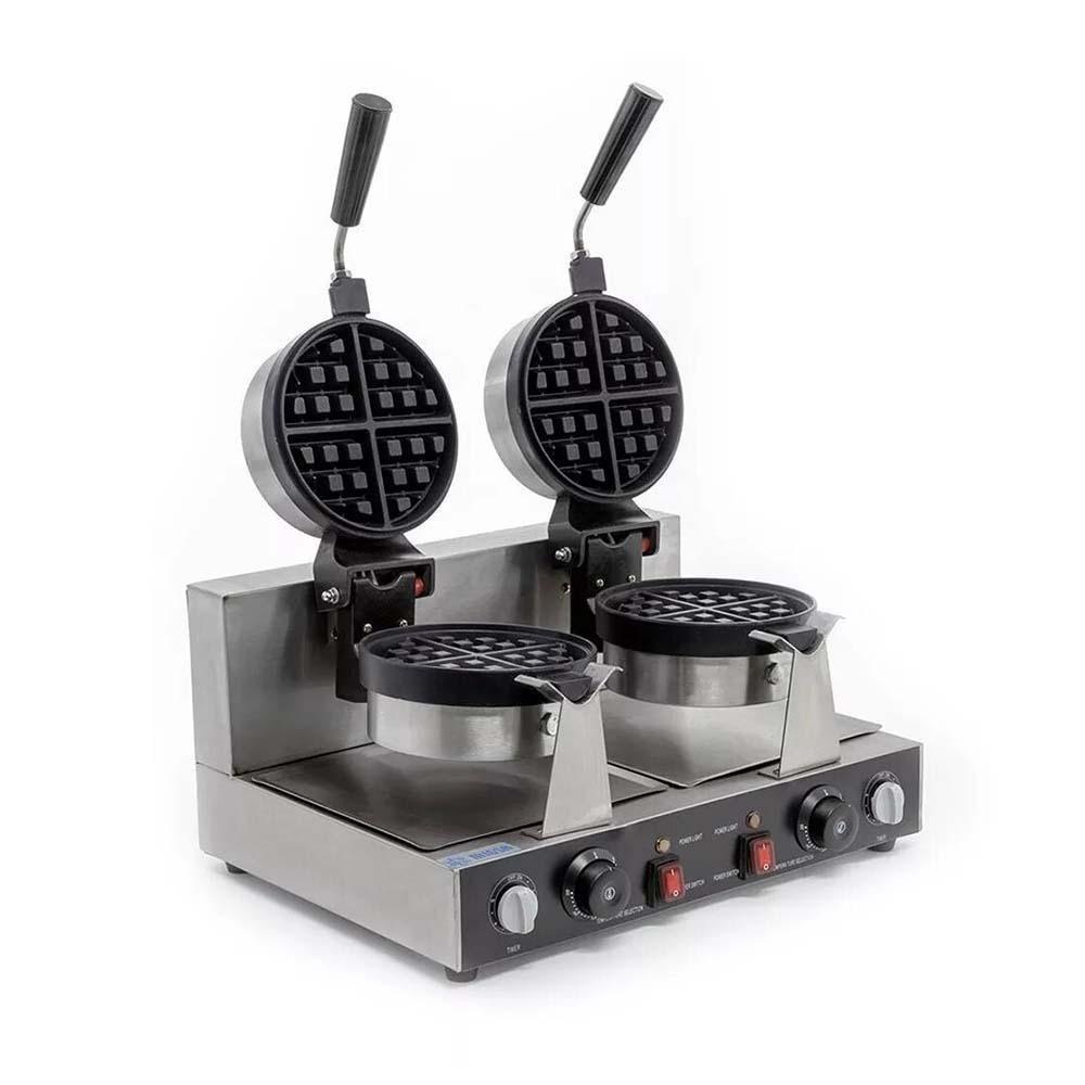 Migsa Uwbx-2 Wafflera Belga Giratoria Doble Eléctrica Acero Inoxidable 120 V - Wafleras - Migsa - KitchenMax Store