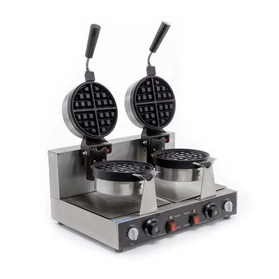 Migsa Uwbx-2 Wafflera Belga Giratoria Doble Eléctrica Acero Inoxidable 120 V - Wafleras - Migsa - KitchenMax Store