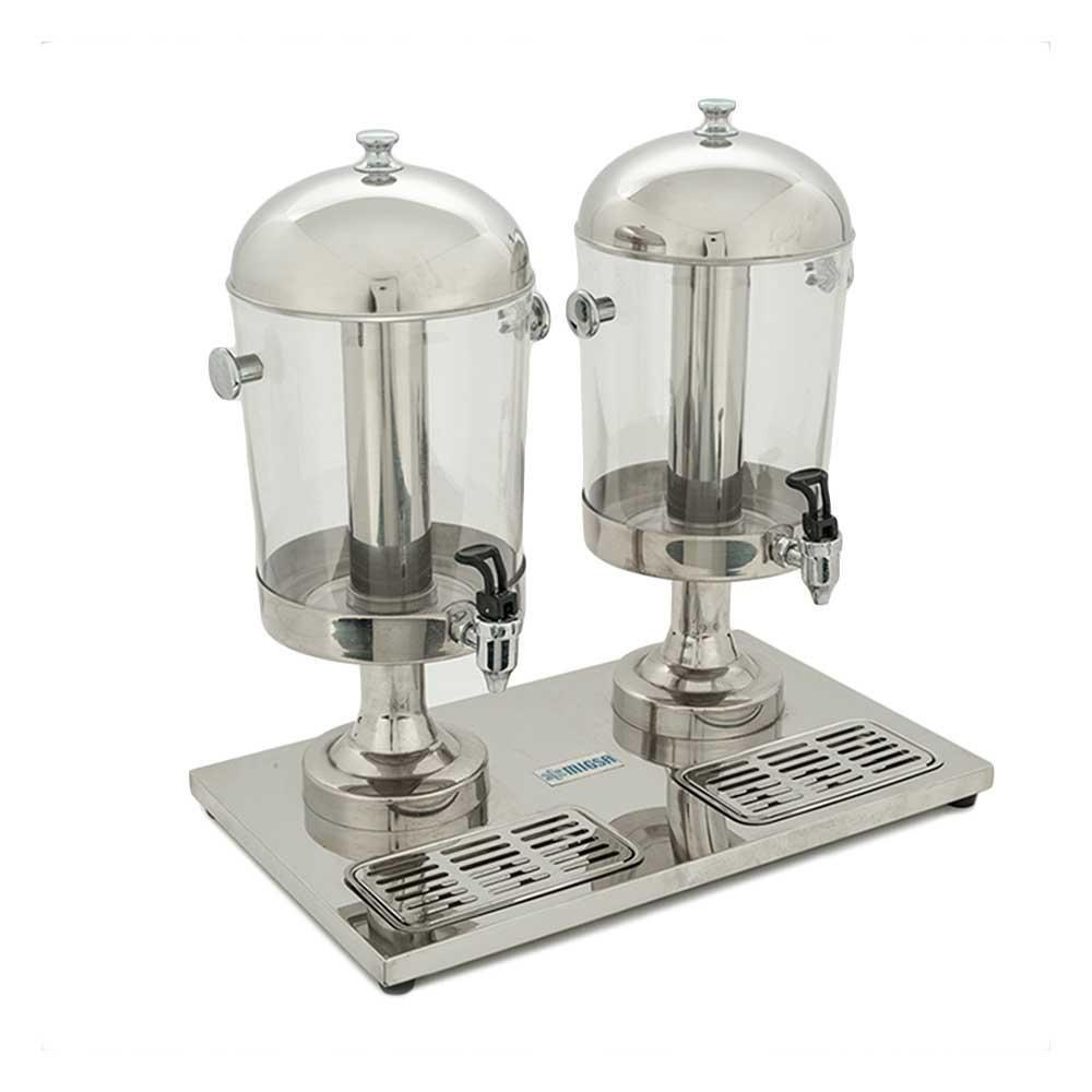 Migsa Zcf302B Despachador Jugos 2 Tanques 8 Litros c/u Restaurantes Bares Dispensador Distribuidor Repartidor Bebidas Bar Local Negocio Tienda de Convivencia. KitchenMax.Store. Envíos seguros a todo México. Cotiza hoy mismo.