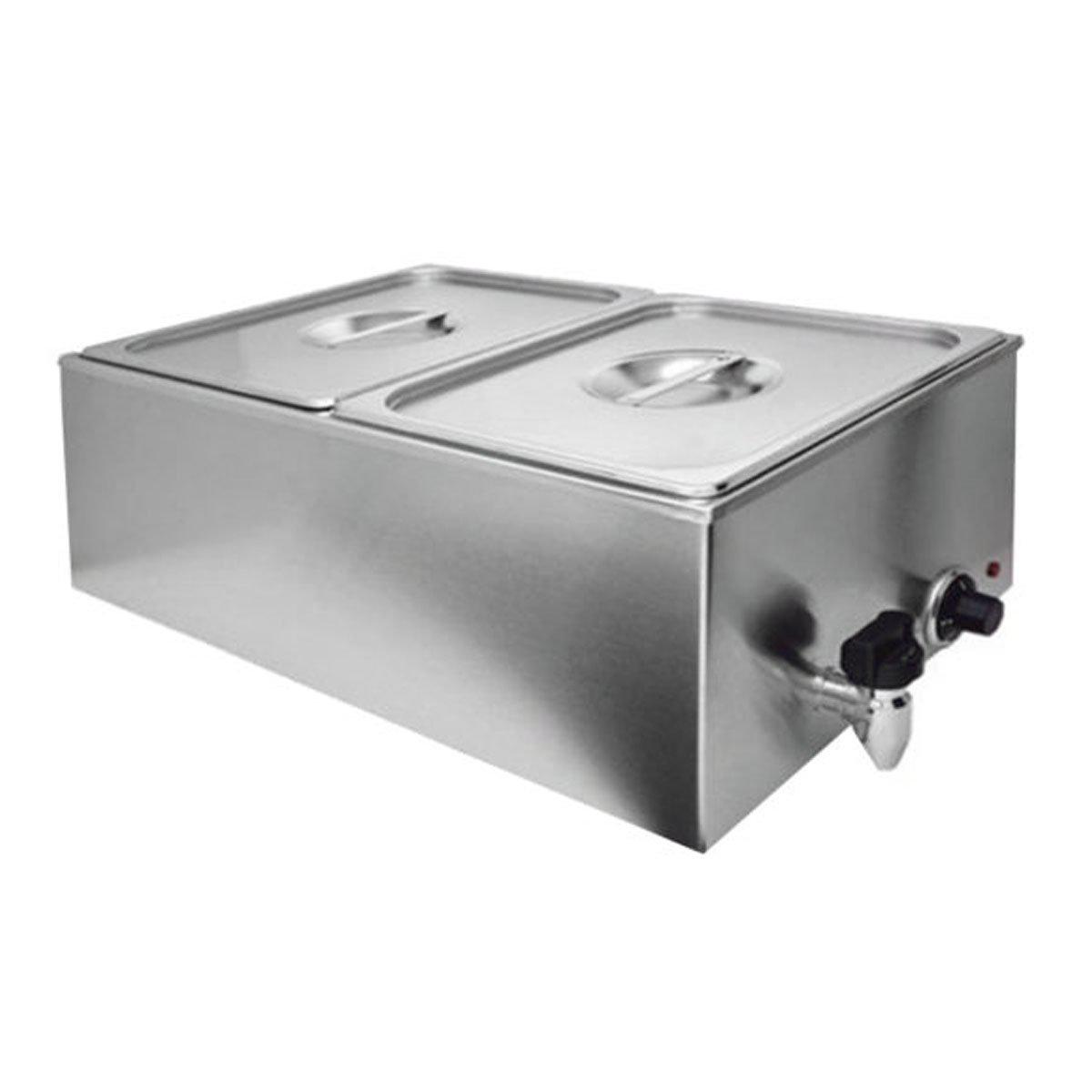 Migsa Zck165At-2 Baño Maria Rectangular 2 Insertos Buffet Guisos Platillos Comida Restaurante Hotel Industrial Estofado Sopas Comedor Industrial Catering.  KitchenMax.Store. Envíos seguros a todo México. Cotiza hoy mismo.
