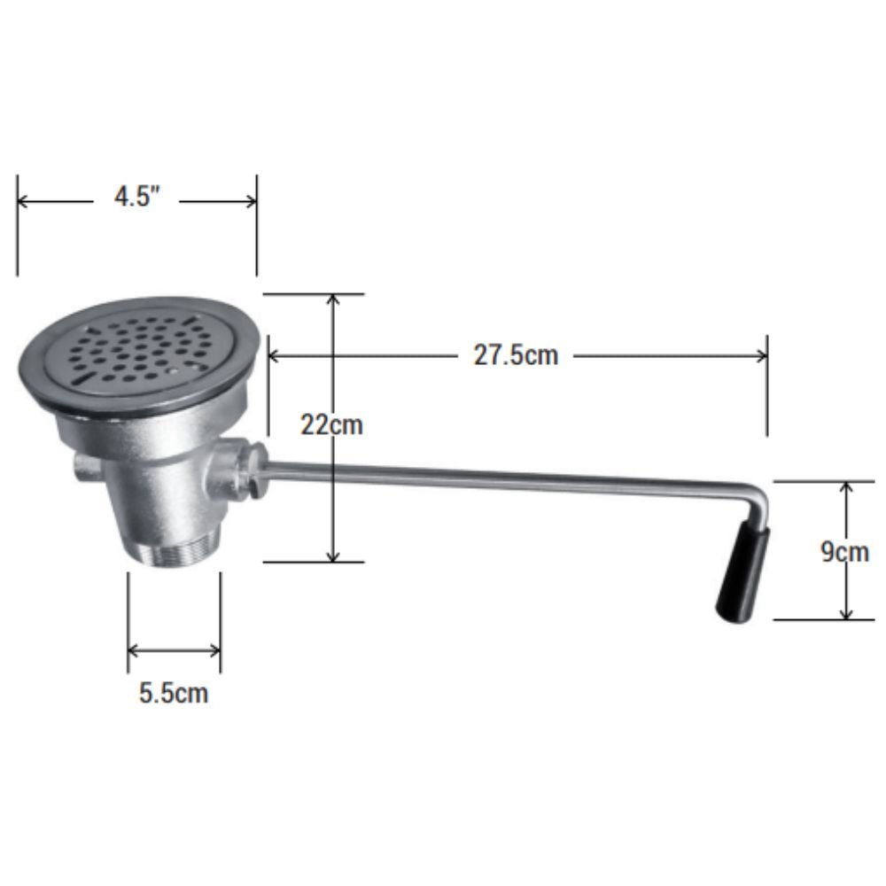 Migsa Bx-Q3 Contra Canasta 4" Profesional Palanca Giro Contra Canasta Restaurantes Lavado Cocina Hoteles Limpieza Cocina Utensilios. KitchenMax.Store. Envíos seguros a todo México. Cotiza hoy mismo.