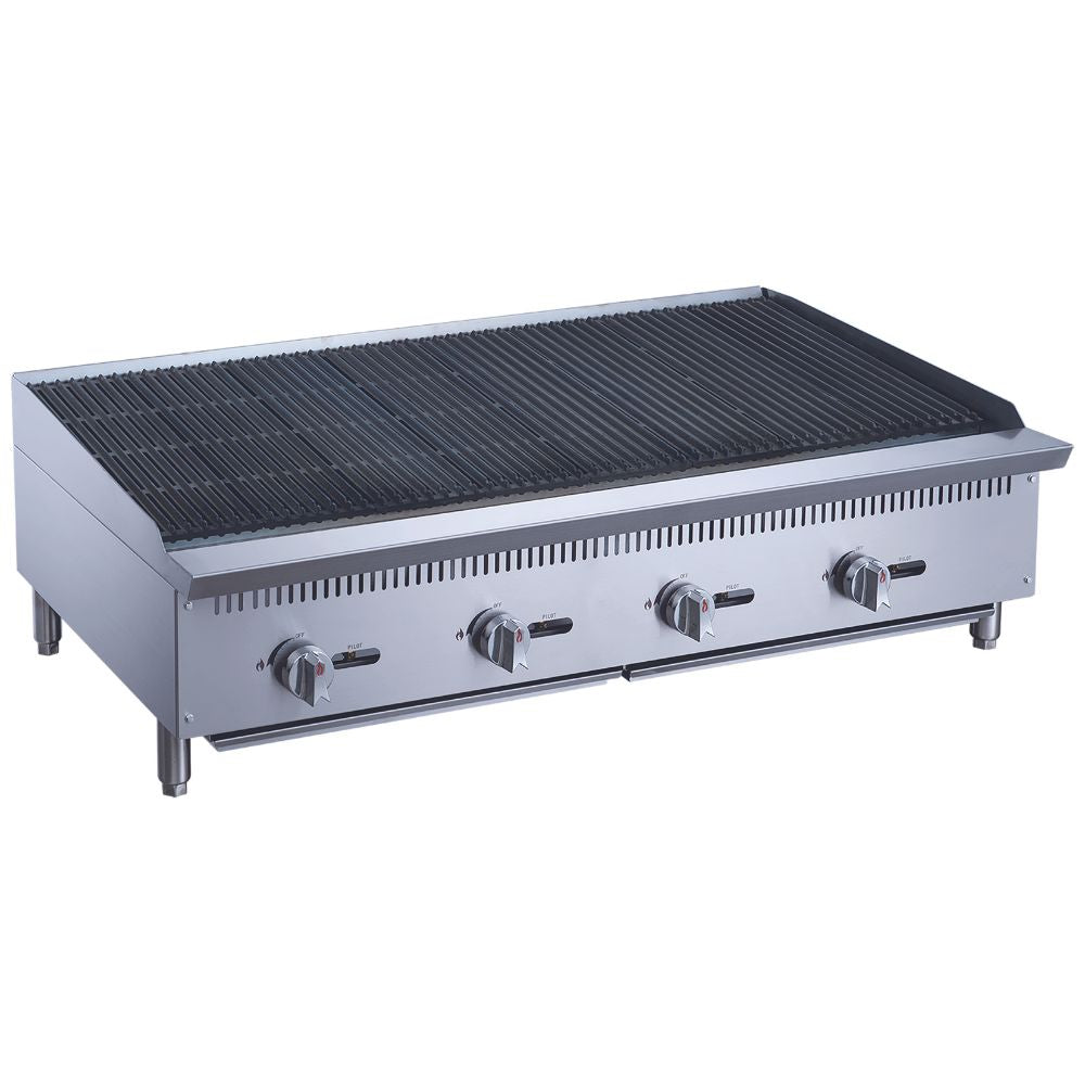Migsa RFS-48-MG Asador Comercial Frente 122 cm Gas Asar Negocio Tostar Restaurante Cocina Comedor Industriales Asada Autoservicio Alta Cocina.  KitchenMax.Store. Envíos seguros a todo México. Cotiza hoy mismo. 