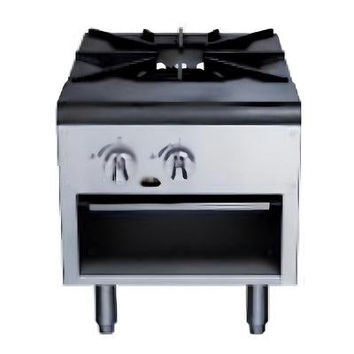 Migsa AZL-1-MG Estufon 1 Parrilla Gas, 3 quemadores, en acero inoxidable.