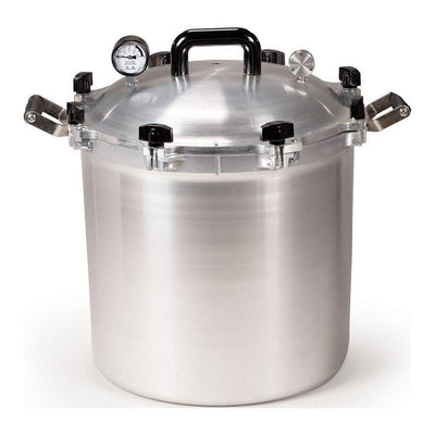 OLLA  ALL AMERICAN 941 | Olla Presión | Esterilizador 41.5 Qt | Sello Metal | Manómetro | Aluminio | Gris | Hospitales Laboratorios Dentistas | Dentistas Estaciones Primeros Auxilios Comedores Cocinas Industriales