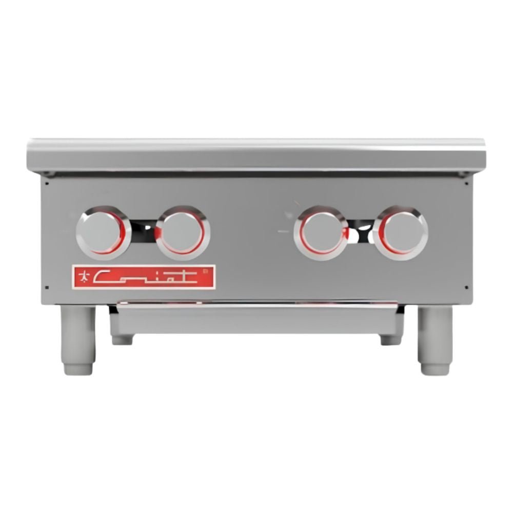 PARRILLA CORIAT PCV-4 | Parrilla | 4 Quemadores | Gas | Lámina De Acero Inoxidable | Restaurante Hotel Industrial