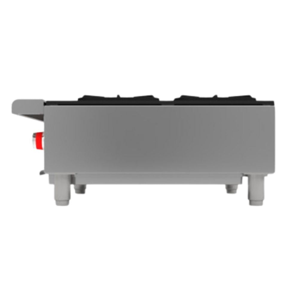 PARRILLA CORIAT PCV-4 | Parrilla | 4 Quemadores | Gas | Lámina De Acero Inoxidable | Restaurante Hotel Industrial