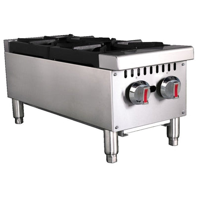 PARRILLA TORREY PAT-2QG | Parrrilla para Cocina Industrial | 2 Quemadores | Gas | Acero Inoxidable | Restaurante Hotel Bistro Comedor Cocinas Fondas Restaurantes Cenadurias Comedores Industriales Preparación de Alimentos Coccion