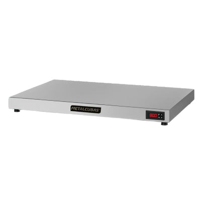 Placa Calefactora Metalcuba PAM700, en acero inoxidable.