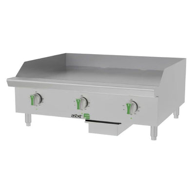 PLANCHA ASBER AETG E 36 EM | Plancha Eléctrica EMERALD LINE | 3 Resistencias | Restaurante Cafetería Carne Pollo Tacos Hamburguesas Hot Dog Tacos Barbacoa Tacos Dorados Tortas Panini Restaurante Comedor Cocina Industriales Negocio Fonda Taqueria Cenaduria