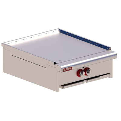 PLANCHA DELTA TY-62 | Plancha Teppanyaki Espectáculo | 61 cm | Gas | Recolector Grasa | Placa Acero | 1 Quemador Doble | Restaurante Asiático Teppanyaki | Restaurante Negocio Comida China Japonesa Arroz Platillos
