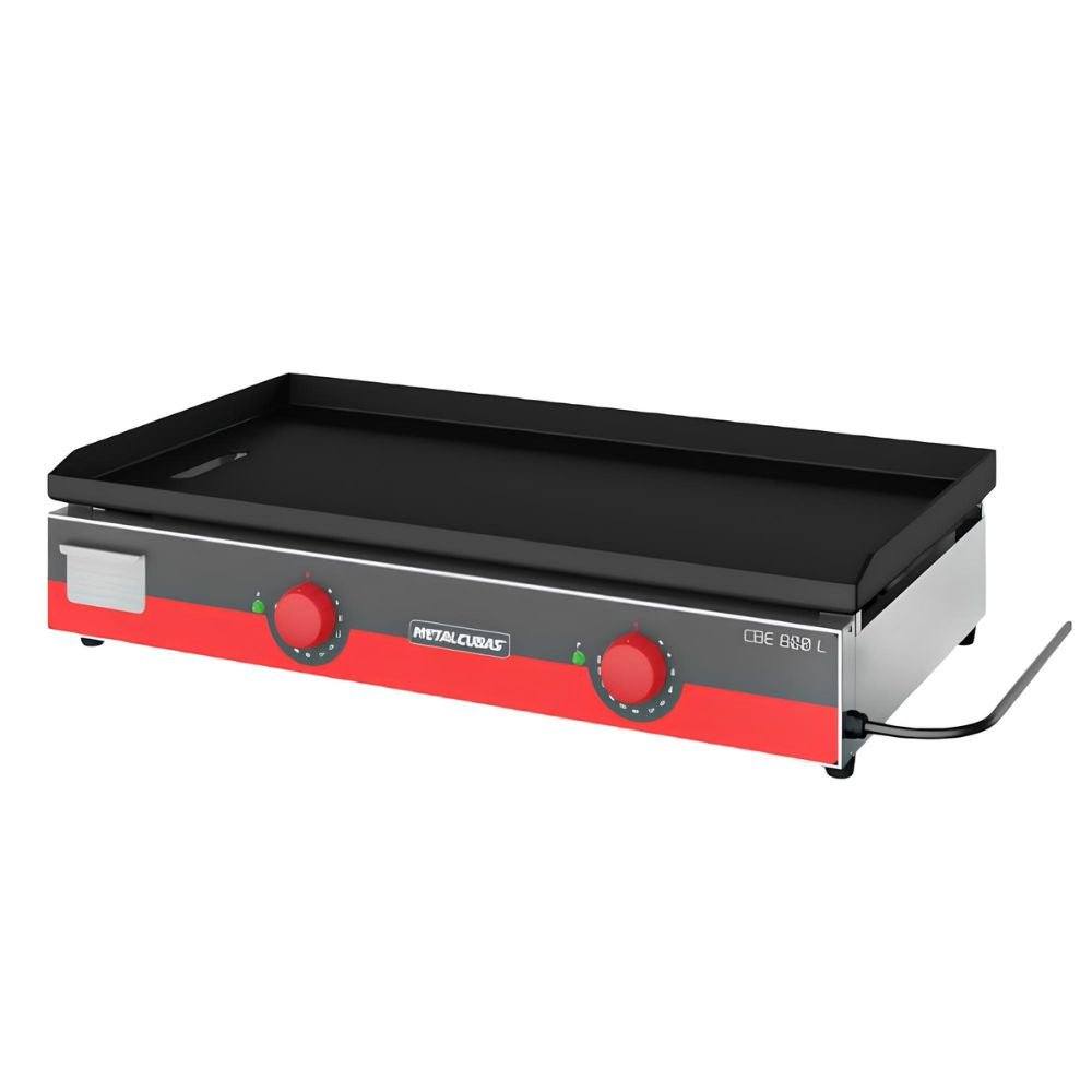 Plancha Metalcubas CBE800L, plancha eléctrica light, en acero inoxidable.