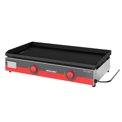 Plancha Metalcubas CBE800L, plancha eléctrica light, en acero inoxidable.