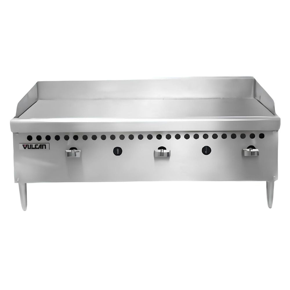 Plancha Vulcan VCRG36-M, en acero inoxidable.
