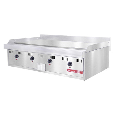 PLANCHA CV-4-E MASTER | Plancha 118 cm | Eléctrica | Acero Inoxidable | Restaurante Fondo Cenaduría Cafetería Taquería Marisquería Hamburguesería Cenaduría Garnachas Tianguis Bistró Bar Cantina Comida económica Fondo Hotdogs Perros calientes Tacos de barbacoa Tacos dorados Taquiza Comida callejera Puesto ambulante.