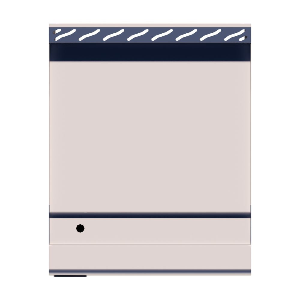 Plancha Delta 2-G, en acero inoxidable.